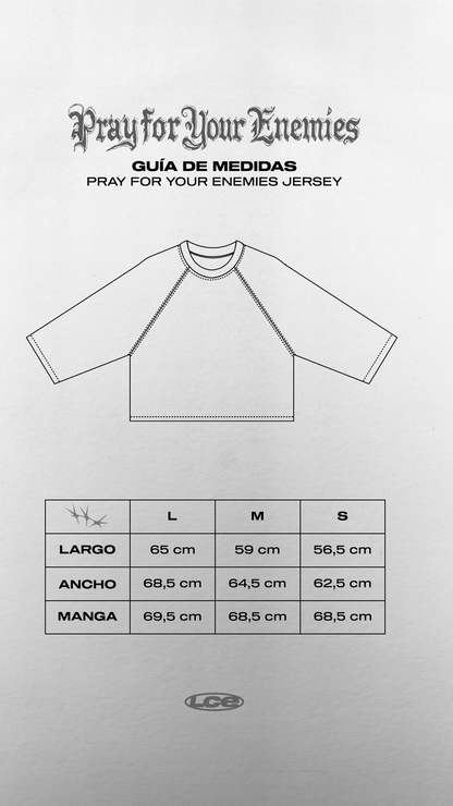 Beige Pray for your enemies Jersey