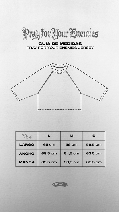 Beige Pray for your enemies Jersey