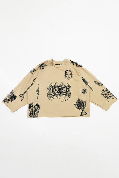 Beige Pray for your enemies Jersey